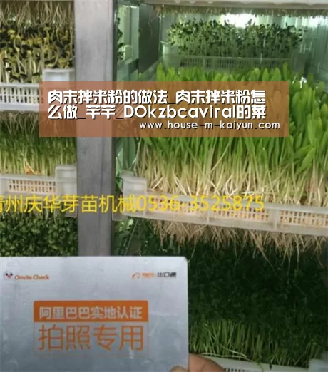 肉末拌米粉的做法_肉末拌米粉怎么做_芊芊_DOkzbcaviraI的菜谱:开云网页版(图1) 开云官网